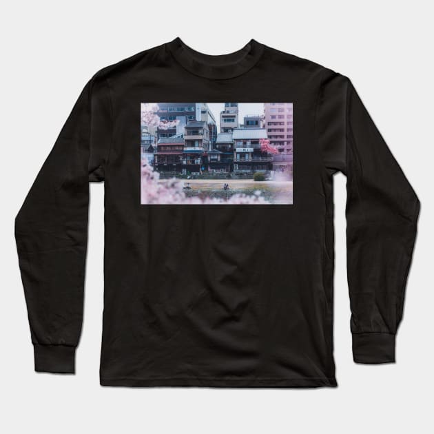 Lovers in Kyoto Long Sleeve T-Shirt by TokyoLuv